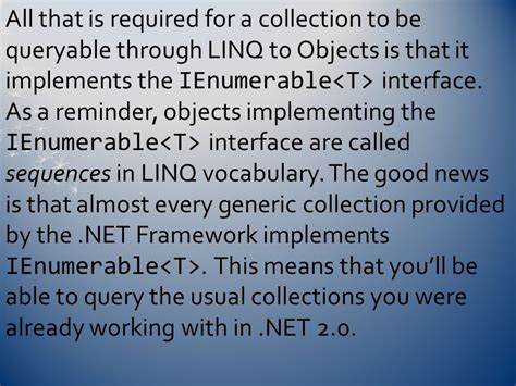 ienumerable means.